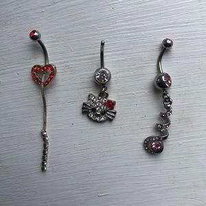 Gently Used Belly Rings!!